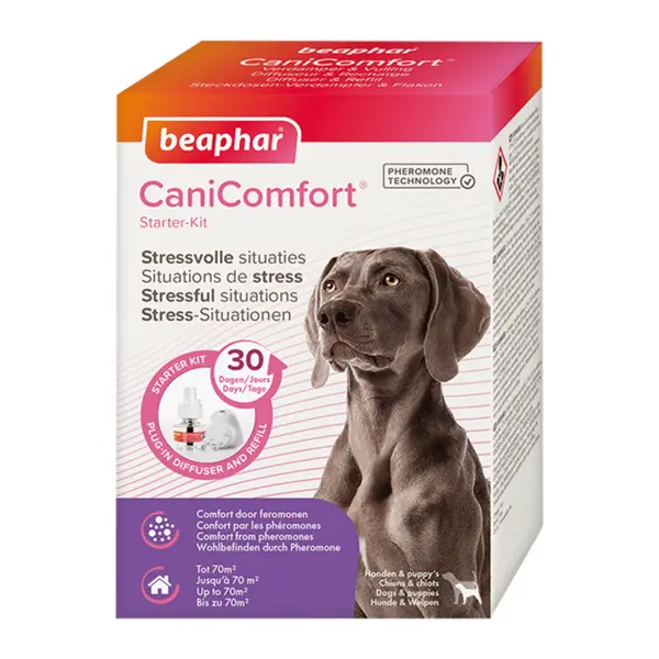 Anti-stress Chien – Canicomfort Diffuseur de phéromones + recharge - 48 ml