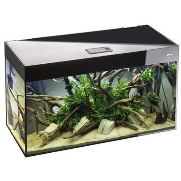 AQUAEL Glossy ST 150 Noir D&N LED – Grand Aquarium 405 L 150x50x63 cm éclairage Jour/Nuit 3x17W