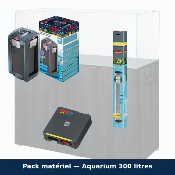 Configuration aquarium 300 litres