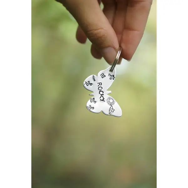 Médaille personnalisable forme Papillon