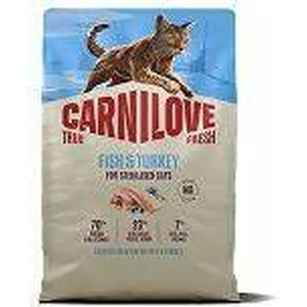 CARNILOVE True Fresh Adult Stérilisé Croquettes Chat Poisson & Dinde 2 kg / 6 kg