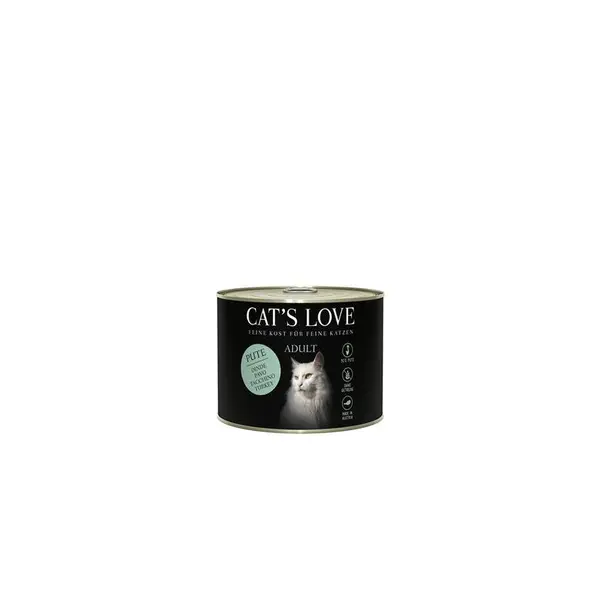 Boîte Naturelle Chat – Cat's Love Dinde 200 gr