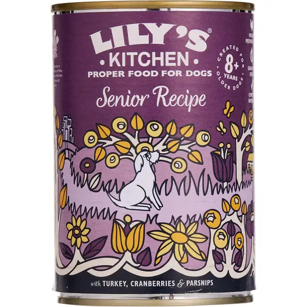 LILY'S KITCHEN Senior Terrine Dinde Cranberry et Légumes 400g