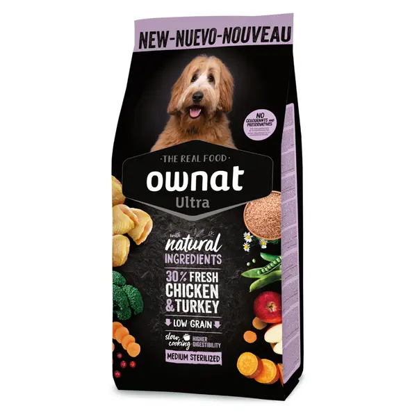 Croquettes Chien - Ownat Ultra Medium Sterilized 3kg