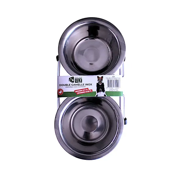 ZOOMALIN Double gamelle inox 2x11cm - 180ml