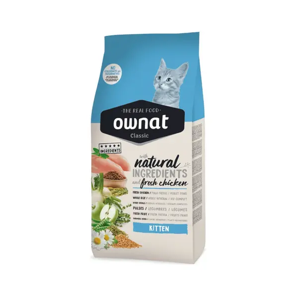 Croquettes Chat – Ownat Classic Chaton - 4kg