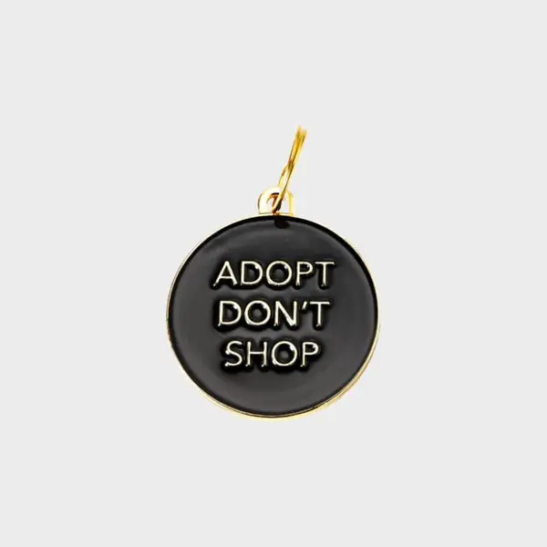 MÉDAILLE POUR CHIEN - ADOPT DON'T SHOP