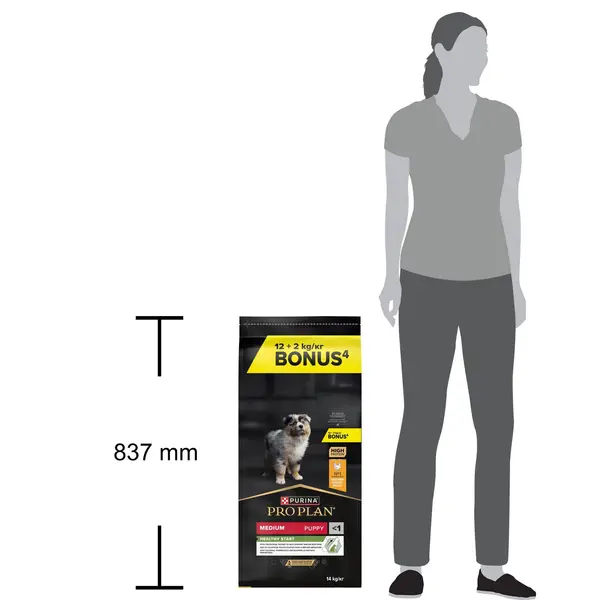 Croquettes Chien - ProPlan Medium Puppy au poulet - 14 kg