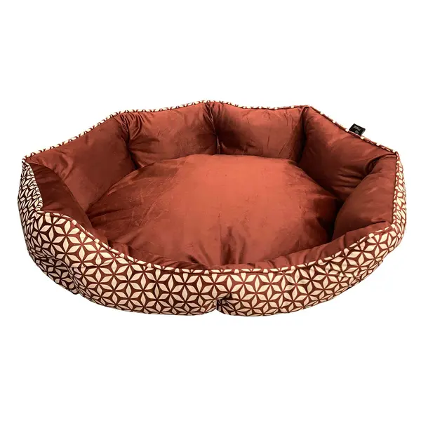 Mink Tufted Euro Cuddler Bed For Dogs & Cats