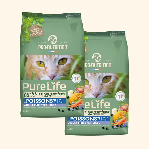 Adult 8+ - Saveur Poissons | Chat adulte stérilisé, de plus de 8 ans