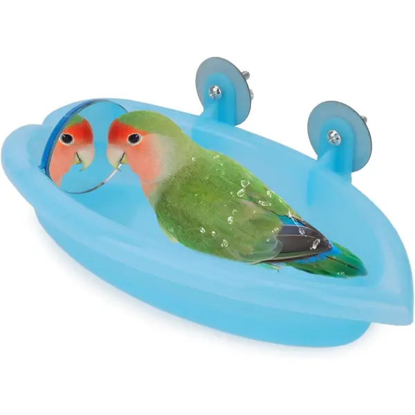 Portable Bird Bath with Mirror