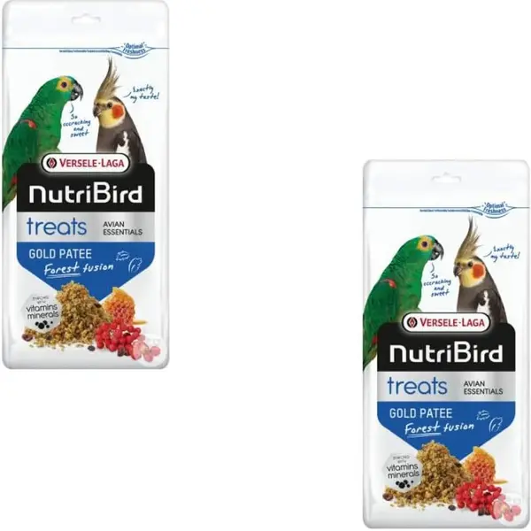 VERSELE LAGA NutriBird Treats Gold Patee Miel Grandes Perruches 2x250g