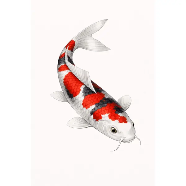 Carpe koi Sanke