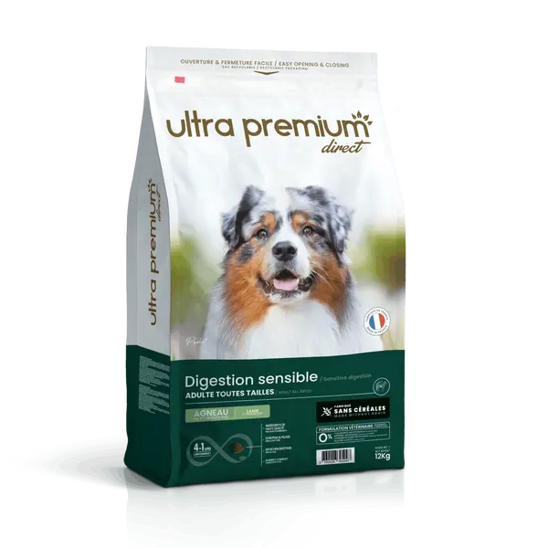 Croquettes Sans Céréales Chien Digestion Sensible Toutes Tailles