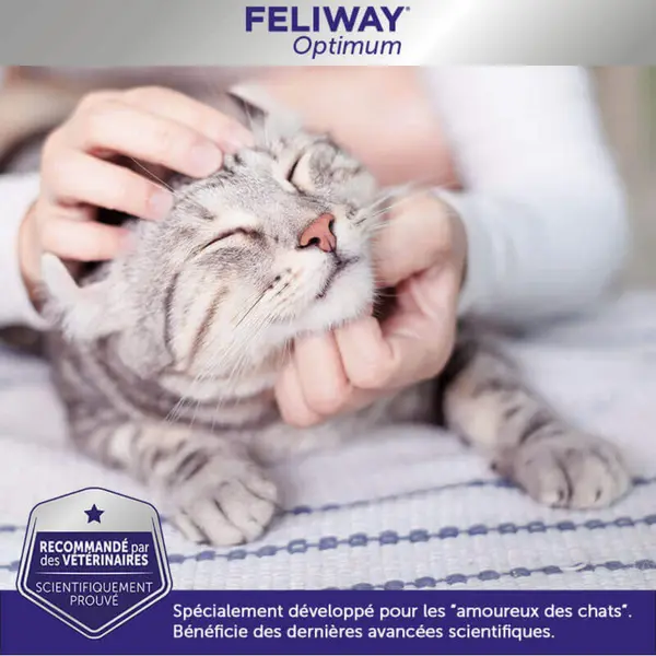 Feliway Optimum - Diffuseur anti-stress + recharge 48 ml