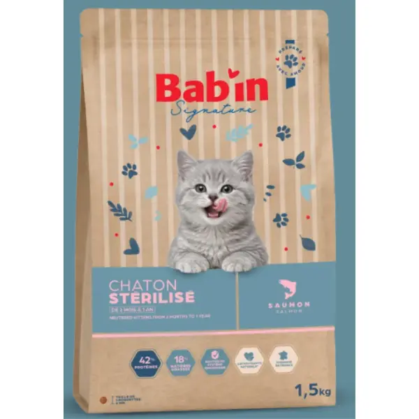 BAB'IN SIGNATURE CHATON POISSON 1.5 KG