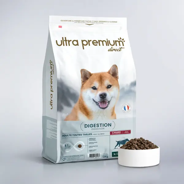 Croquettes digestion chien toutes tailles au canard - Care