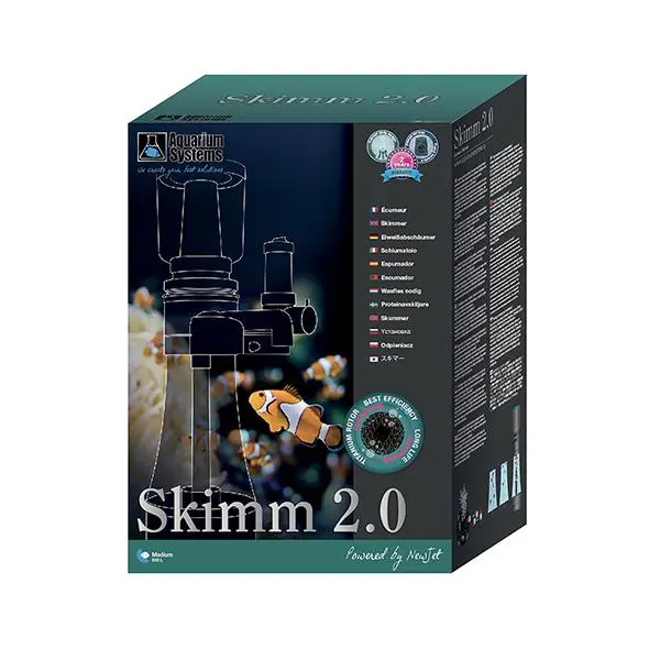 Écumeur AQUARIUM SYSTEMS Skimm 2.0 Med - pour Aquarium jusqu'à 800L