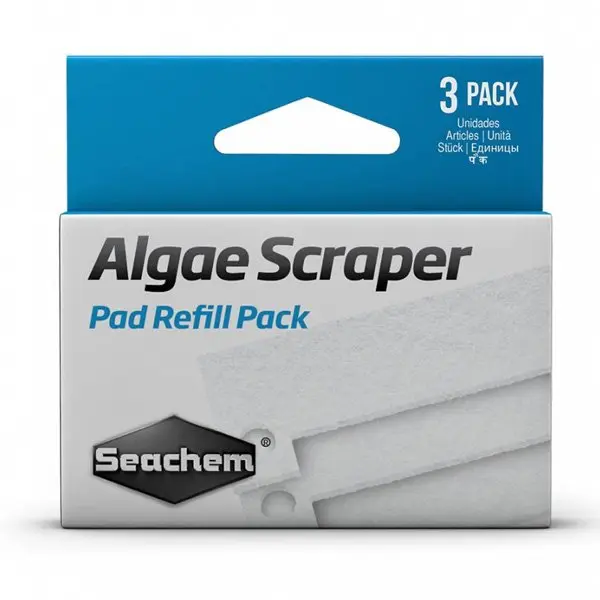 Seachem 3 mousses de nettoyage de rechange pour Algae Scraper
