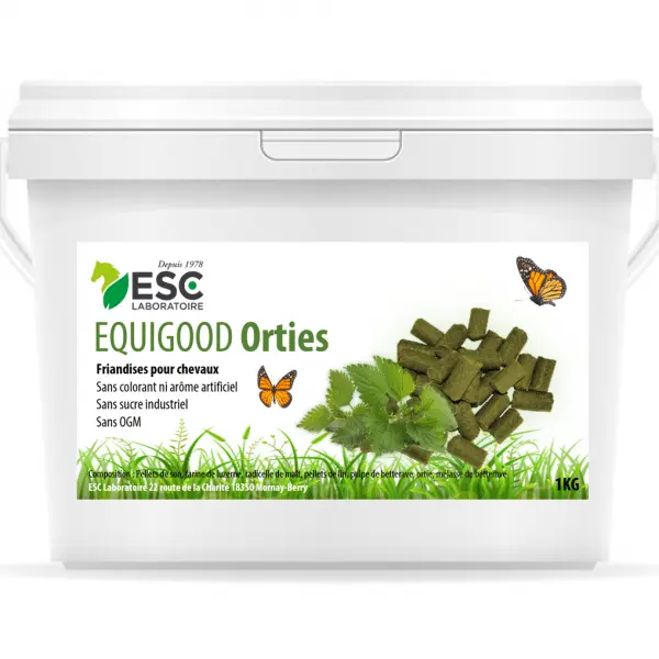 ESC Laboratoire Equigood Ortie 1 kg – Cheval
