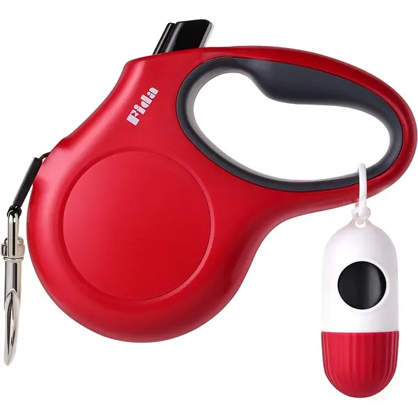 16 ft Retractable Dog Leash with Poop Bag Dispenser
