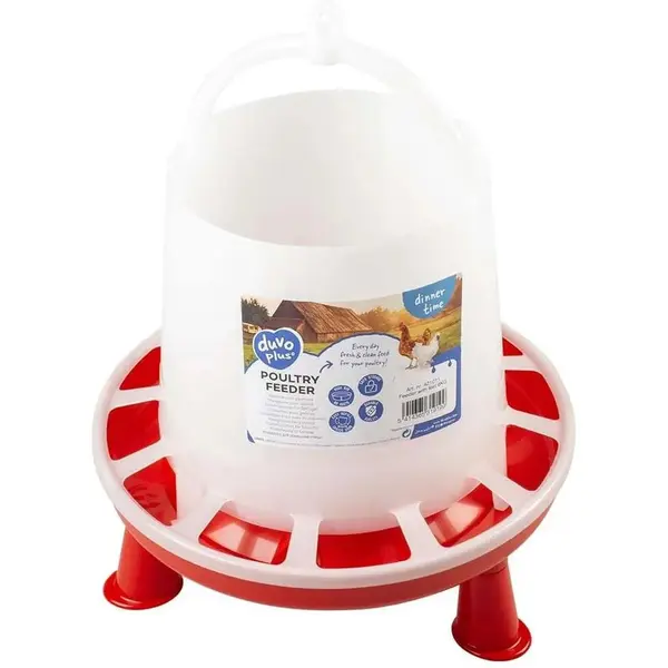 Mangeoire Poule sur Pieds Plastique 7L (6 kg) – Volaille
