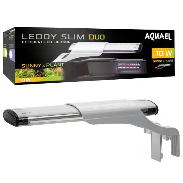Éclairage LED Leddy Slim Duo Sunny Plant & Night AQUAEL - Blanc 10W