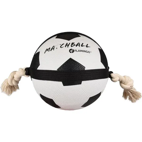 Jouet Chien - Flamingo Actionball foot Blanc - Ø22 cm