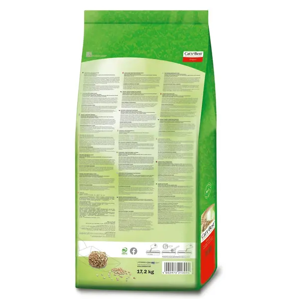 Litière végétale chat - Cat's Best Original - 17,2kg