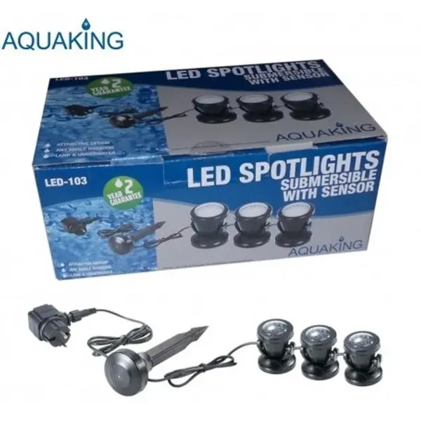 Lampe 3 watts LED ETANCHE x 3