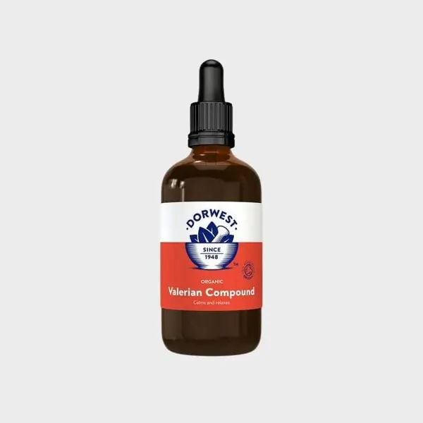 EXTRAIT NATUREL DE VALÉRIANE CONTRE LE STRESS - POUR CHIEN ET CHAT ANXIEUX