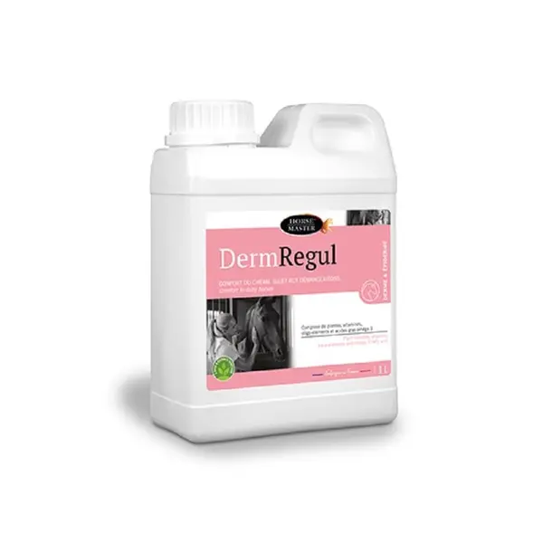 Horse Master Derm Regul solution buvable – Cheval, bidon de 1 L