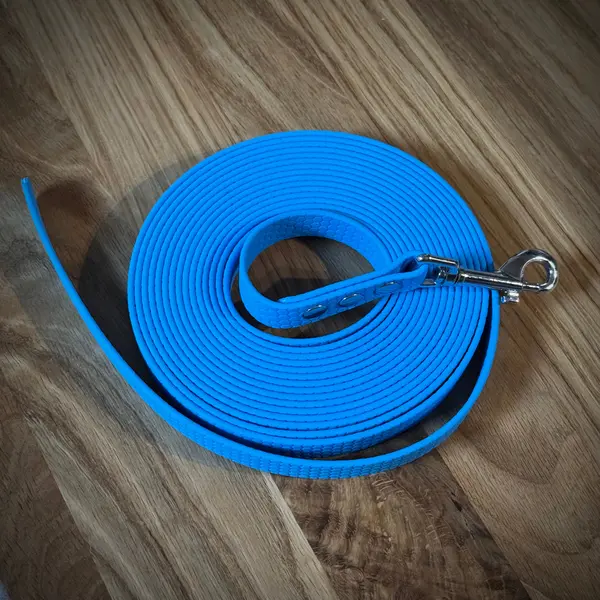 Longe Hexa 5m 20mm cyan, sans poignée
