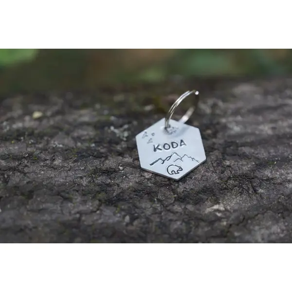 Médaille personnalisable forme Hexagone