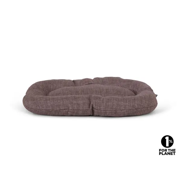 Vadigran Coussin ovale pour chien Adelle brun - 50 x 35 cm