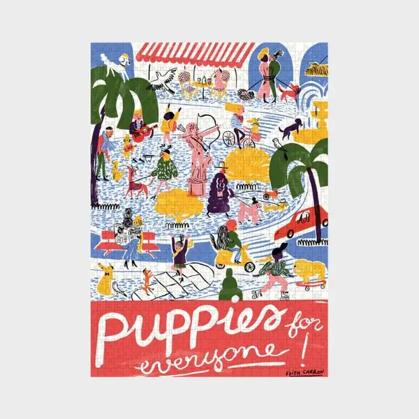 PUZZLE 1000 PIÈCES - PUPPIES FOR EVERYONE (DES CHIOTS POUR TOUS)