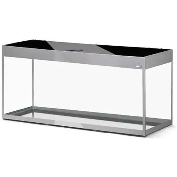AQUAEL Glossy 120 Gris D&N LED – Aquarium Design 260 L 120x40x63 cm éclairage Jour/Nuit 3x17W
