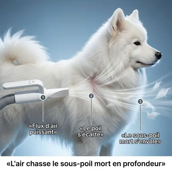 Pulseur pour samoyède