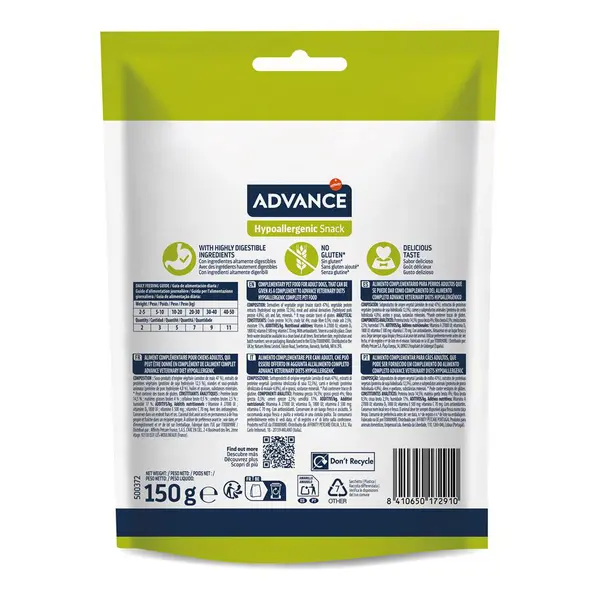 Advance Friandises Chien Snack Hypoallergenic - 150 g