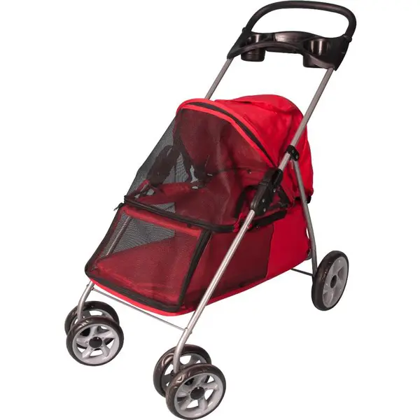Transport - Flamingo Poussette Rouge – 89 x 37 x 87 cm