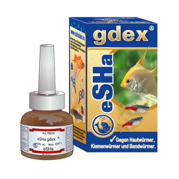 eSHa Gdex 20ml : élimine les vers de branchies