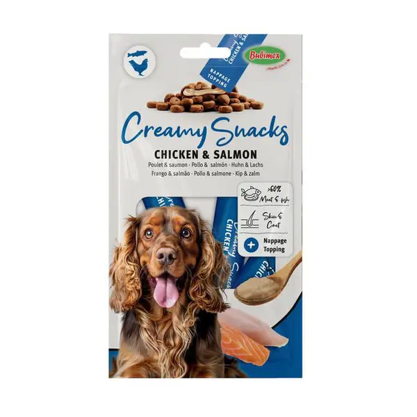 Bubimex Friandises Chien Poulet Saumon Creamy x 4