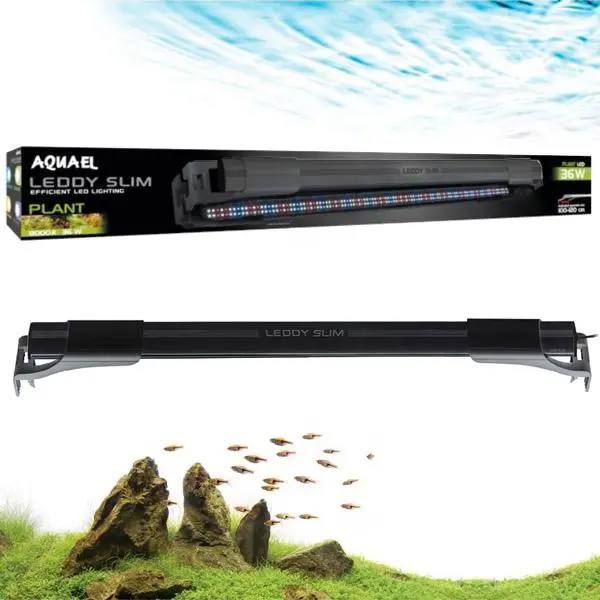 Éclairage LED Leddy Slim Plant AQUAEL - Noir 36W