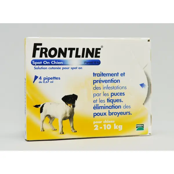 Frontline Spot-On Chien S (2-10 kg) – Pipettes