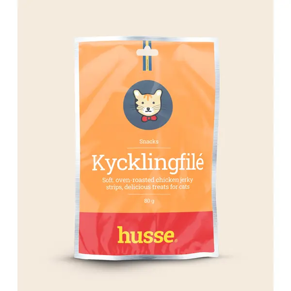 Friandises au poulet pour chat | Kycklingfilé