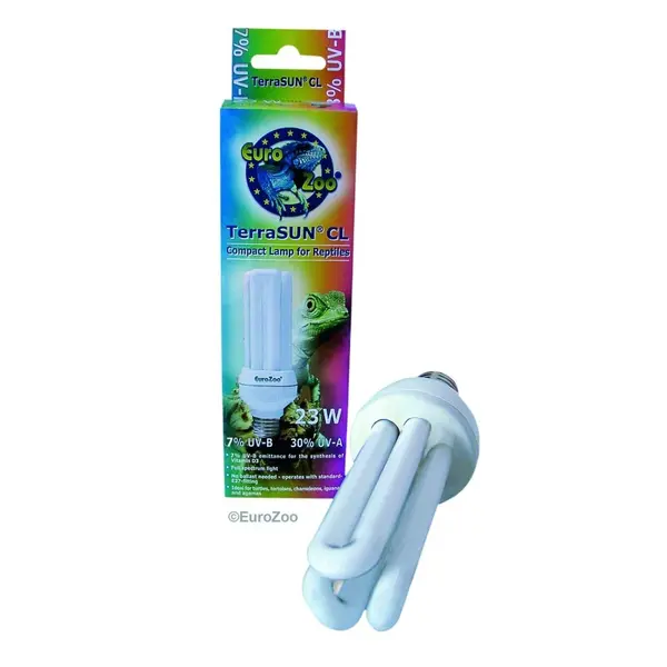Ampoule ECO UVA/UVB TerraSUN CL 23 Watt  ± 8,5 W/m² UV-B