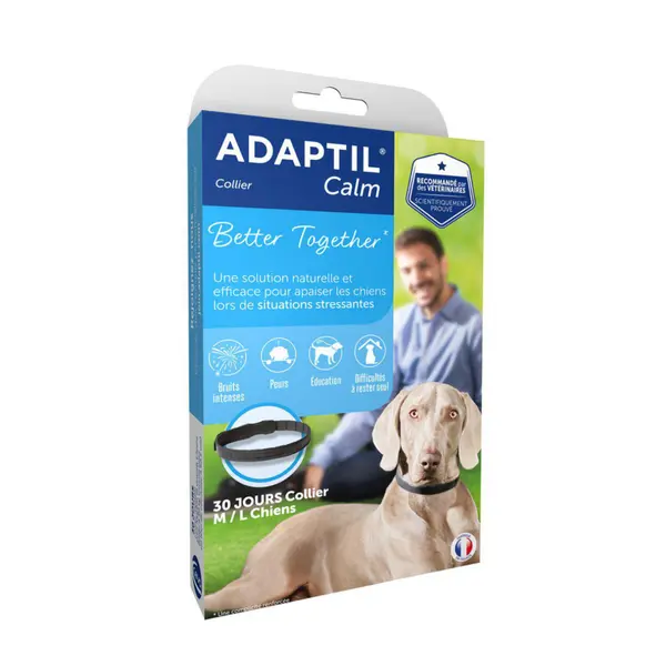 Adaptil Collier Chien Noir Calm - Taille M
