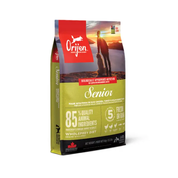 Croquettes Chien Sans Céréales - Orijen senior 11,4kg
