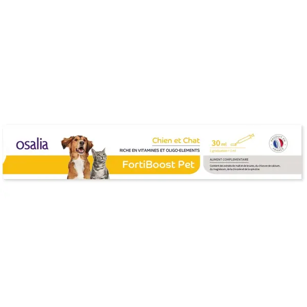 Osalia Fortiboost Pet 30 mL – Chien et Chat
