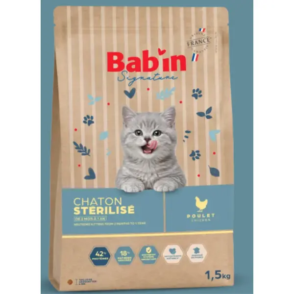 BAB'IN SIGNATURE CHATON POULET 1.5 KG
